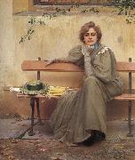 Vittorio Matteo Corcos Dreams painting